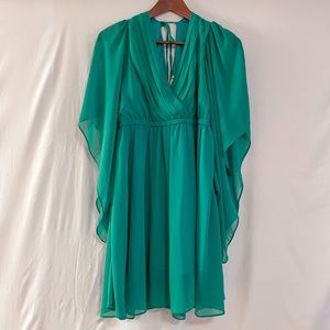 Double Zero flutter sleeve mini-dress